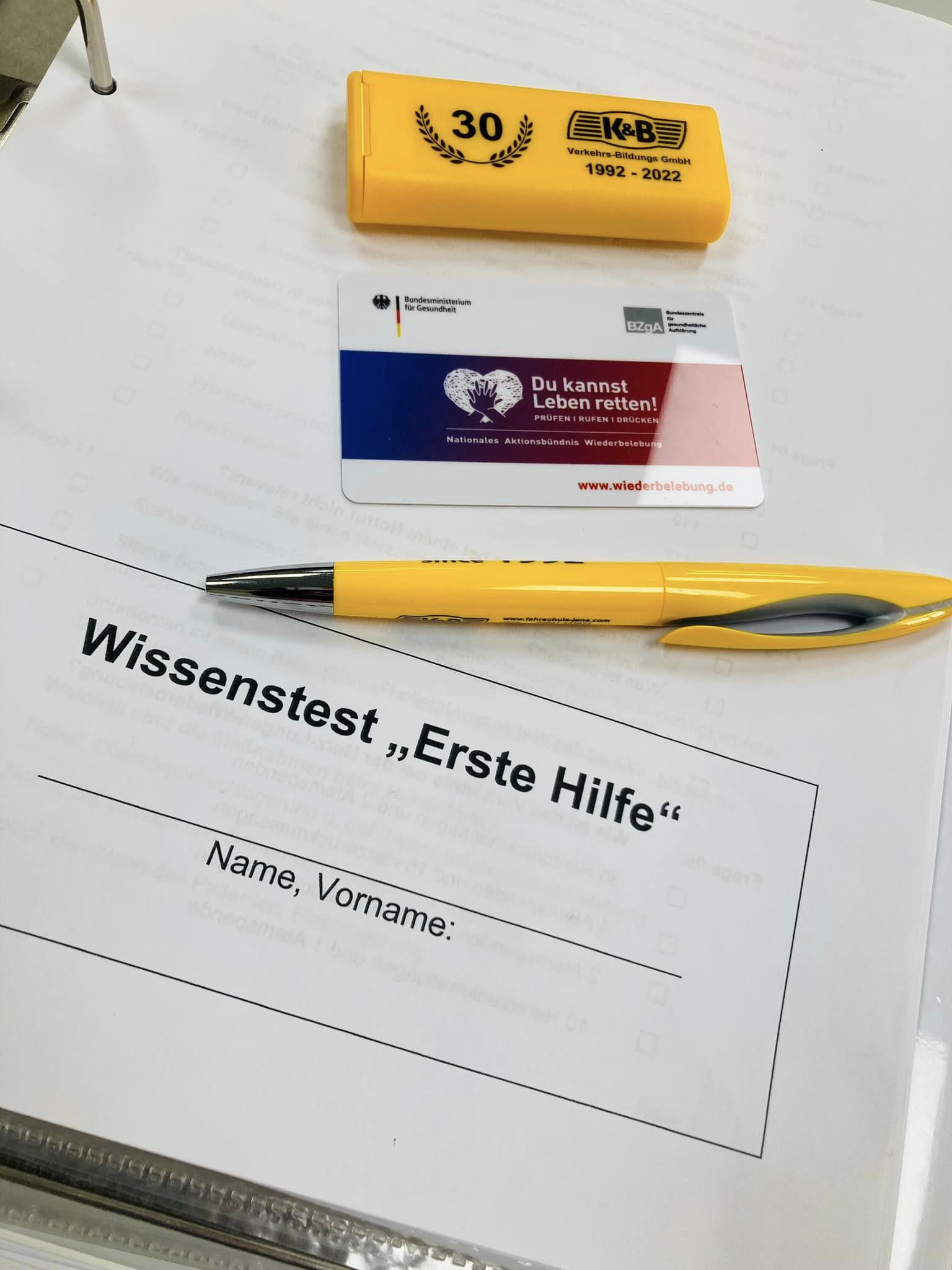 Erste Hilfe-Kurs